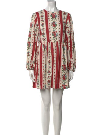 Sézane Floral Print Mini Dress
