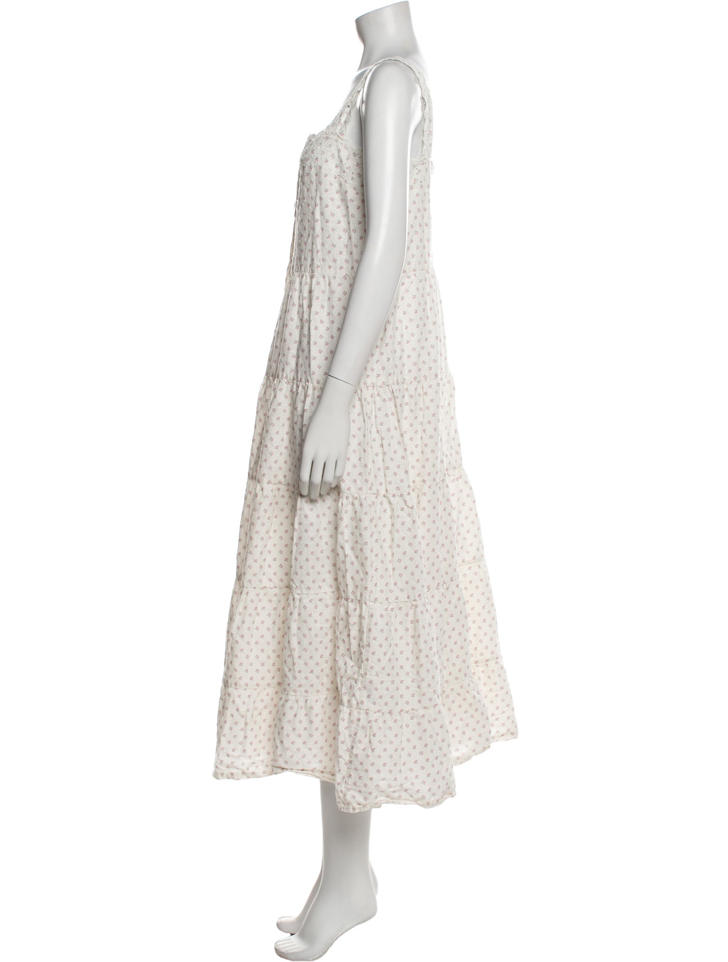 Sézane Floral Print Long Dress