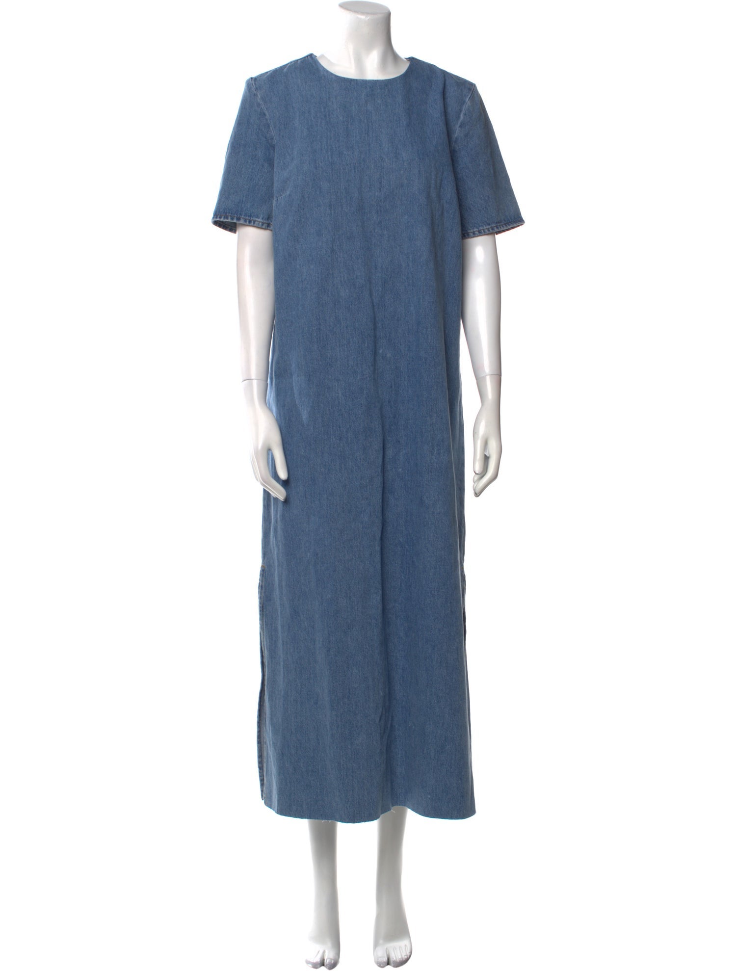 Sézane Crew Neck Long Dress