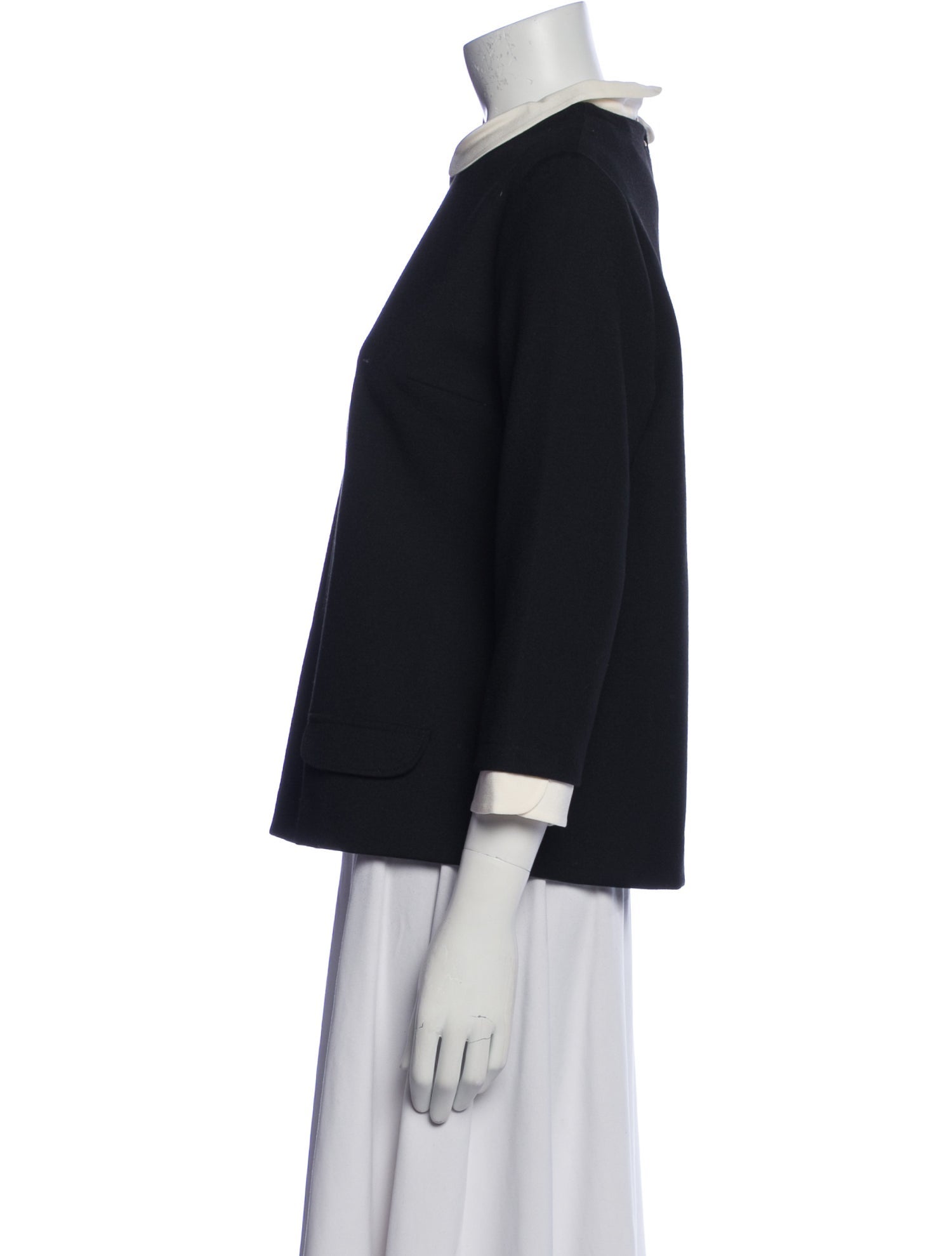 Sézane Three-Quarter Sleeve Blouse