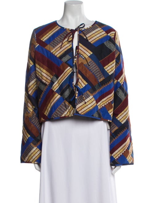 Sézane Printed Evening Jacket