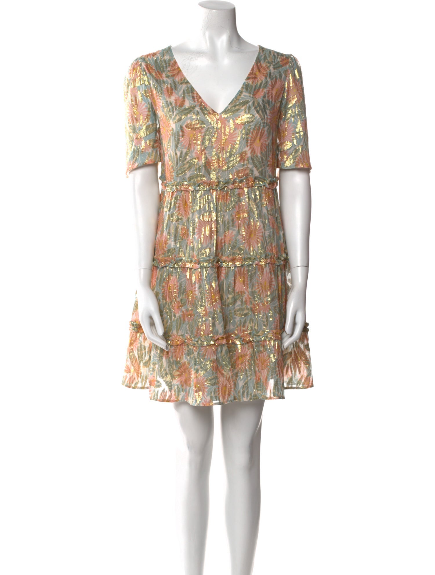 Sézane Silk Mini Dress