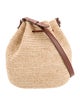 Sézane Raffia Bucket Bag