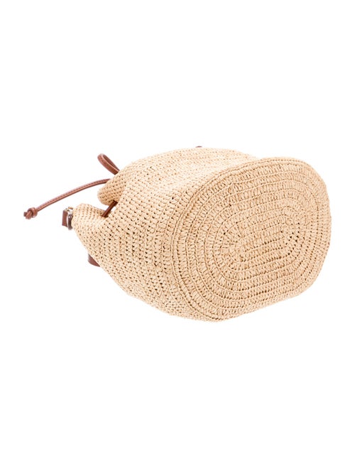 Sézane Raffia Bucket Bag