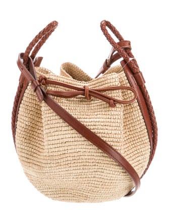 Sézane Straw Bucket Bag