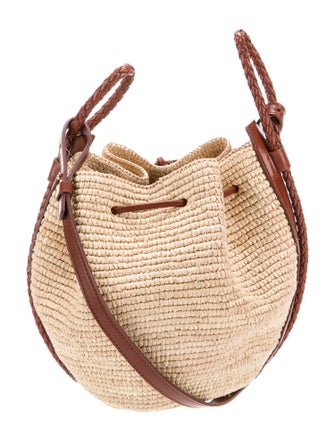 Sézane Straw Bucket Bag