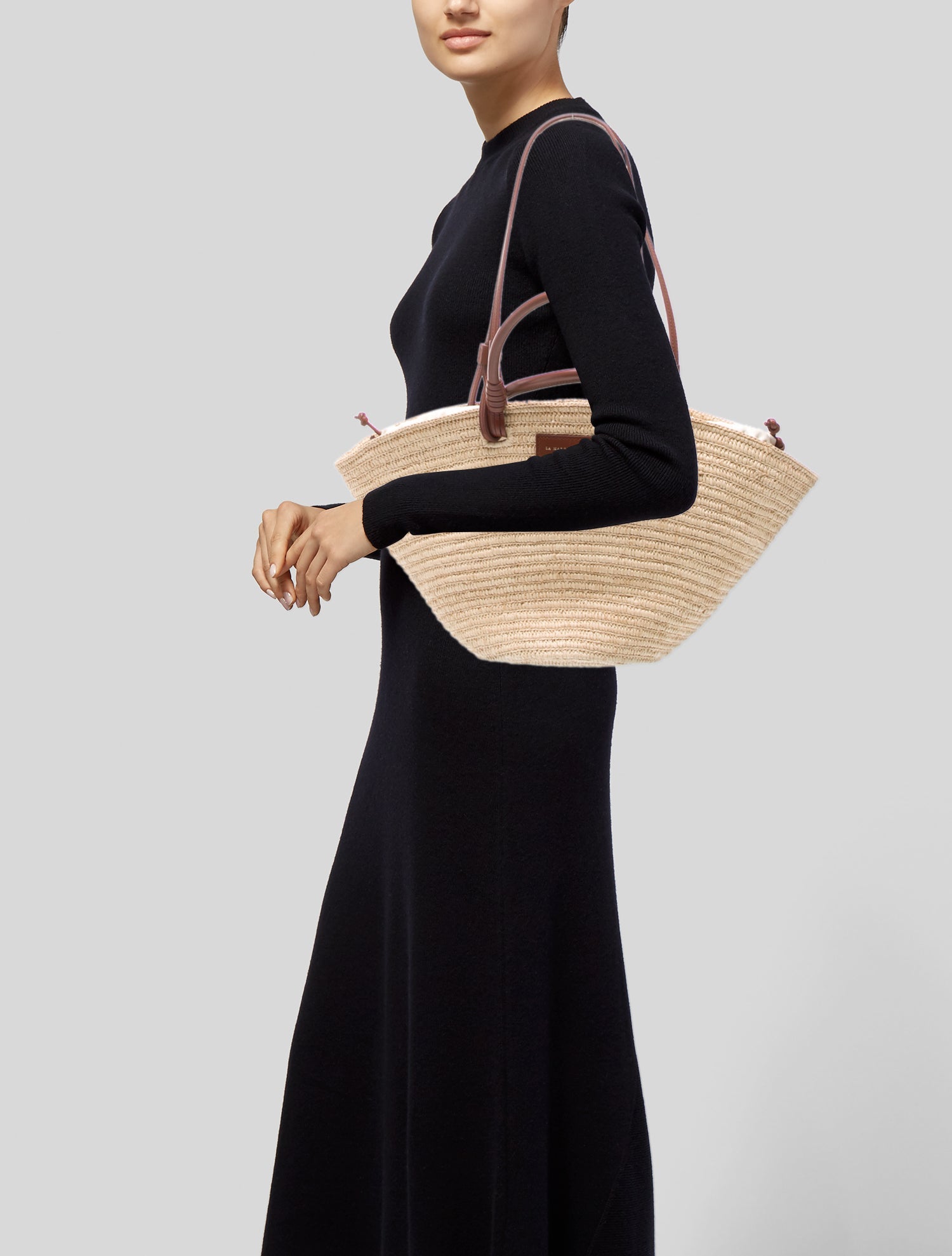 Sézane Straw Bucket Bag