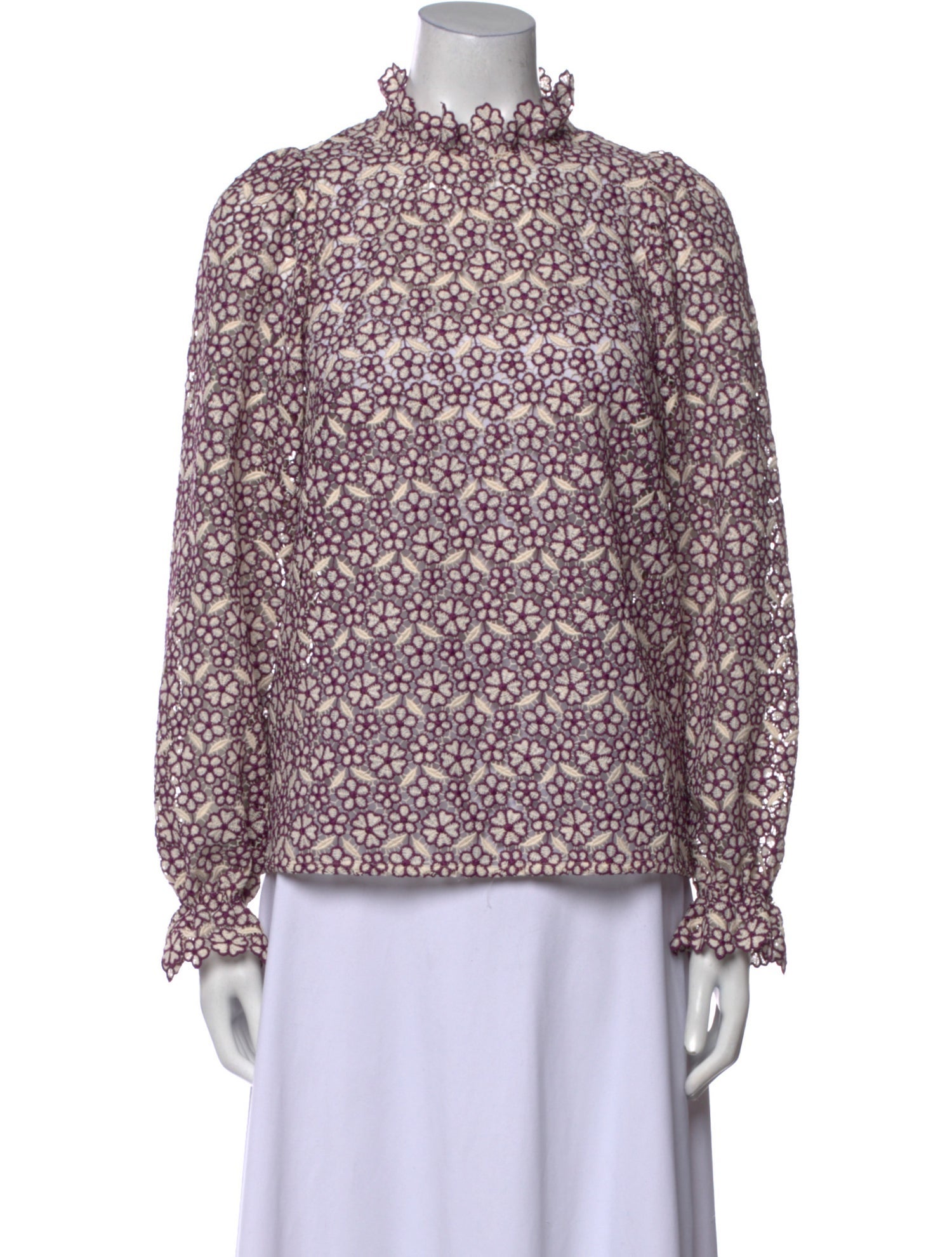 Sézane Mock Neck Sweater