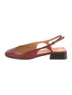 Sézane Leather Slingback Flats