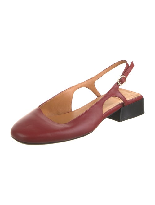 Sézane Leather Slingback Flats