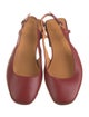 Sézane Leather Slingback Flats