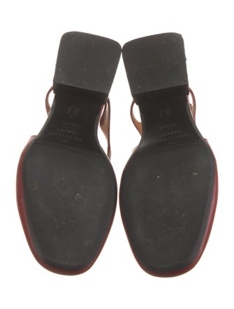 Sézane Leather Slingback Flats