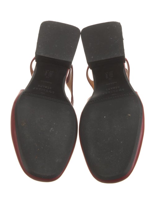 Sézane Leather Slingback Flats