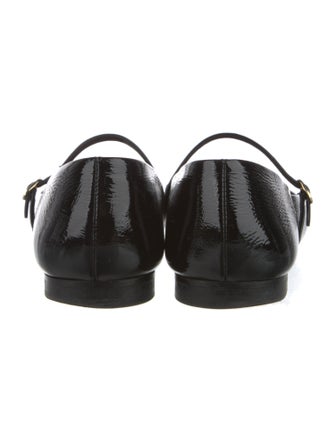 Sézane Patent Leather Mary Jane Flats