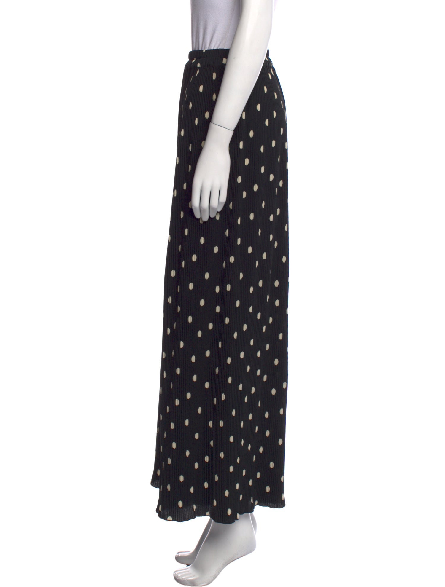 Sézane Polka Dot Print Wide Leg Pants
