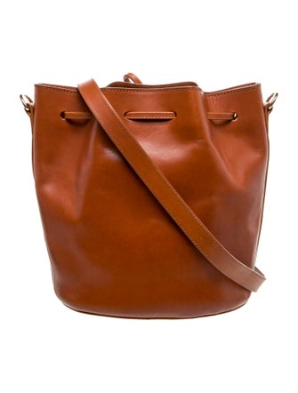 Sézane Leather Bucket Bag