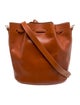 Sézane Leather Bucket Bag