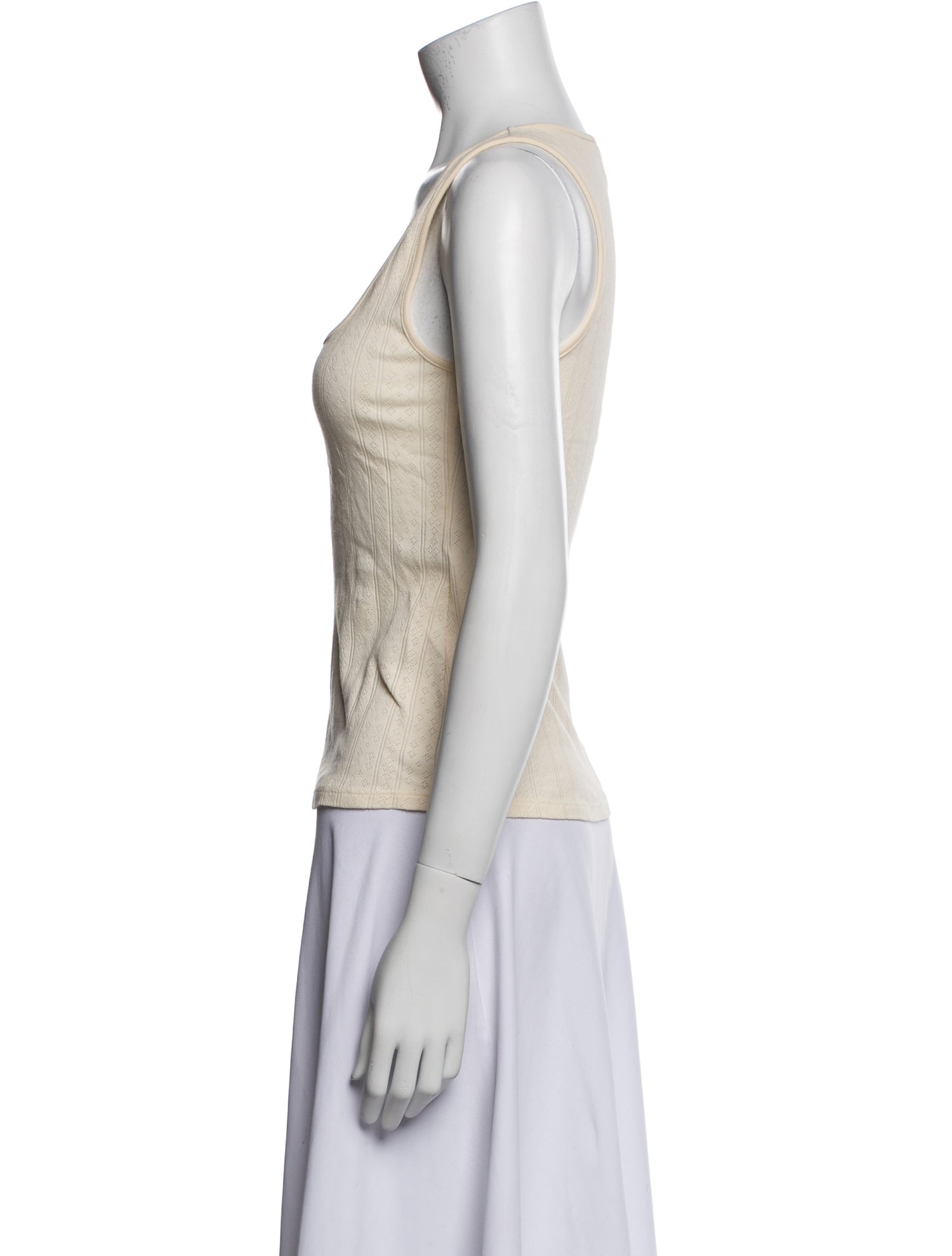 Sézane Square Neckline Sleeveless Top