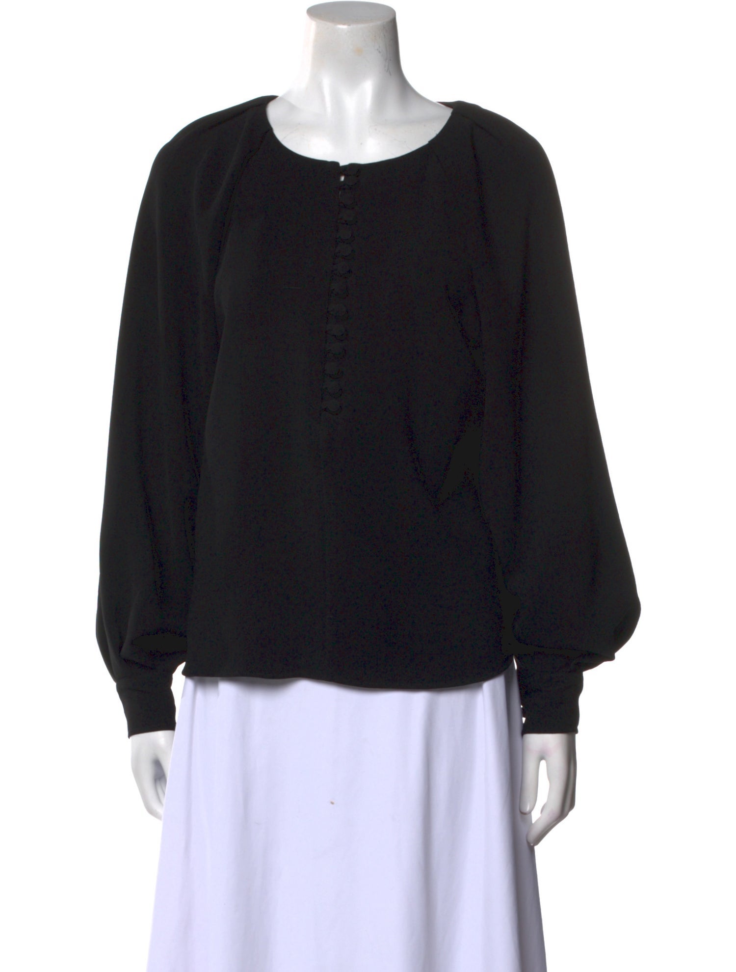 Sézane Scoop Neck Long Sleeve Sweatshirt