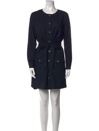 Sézane Crew Neck Mini Dress