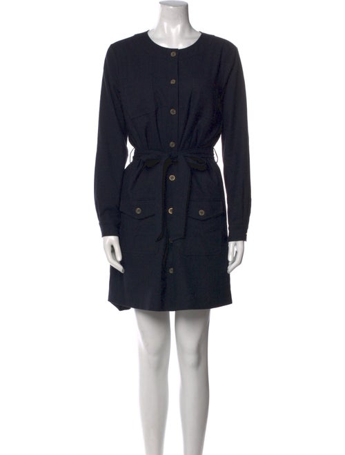 Sézane Crew Neck Mini Dress