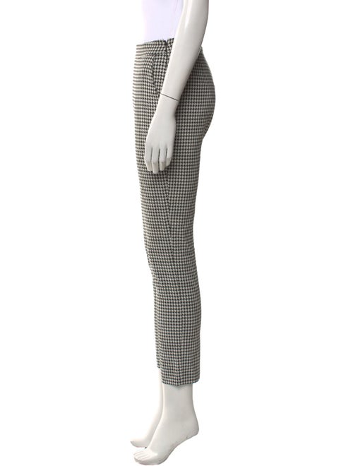Sézane Houndstooth Print Straight Leg Pants