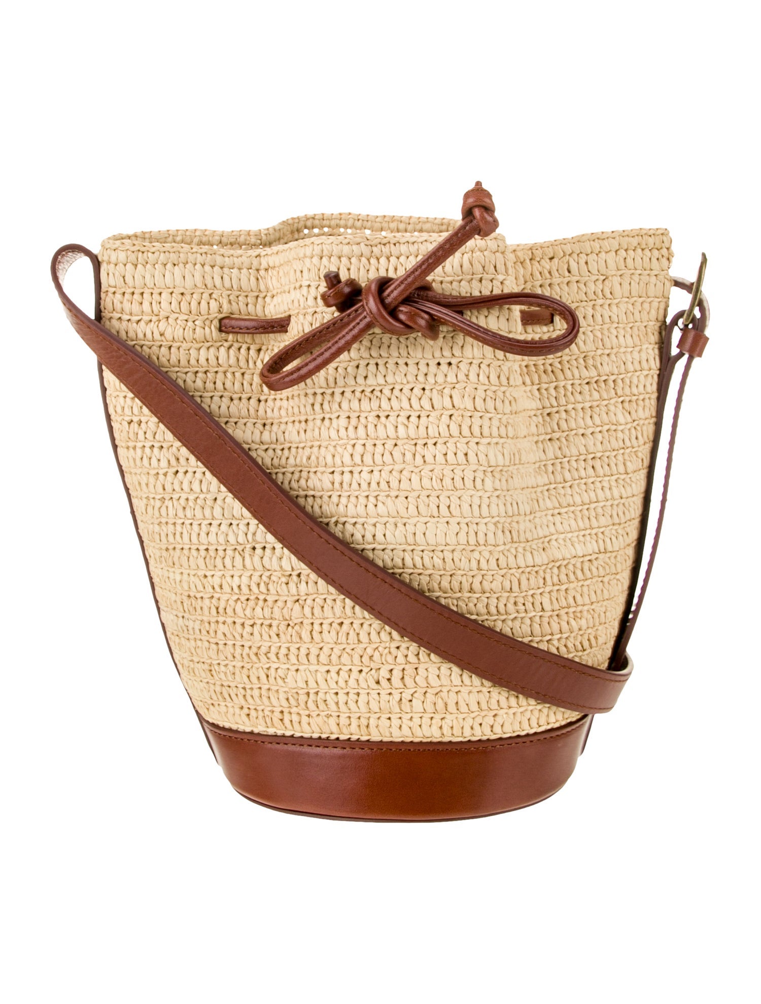 Sézane Straw Bucket Bag