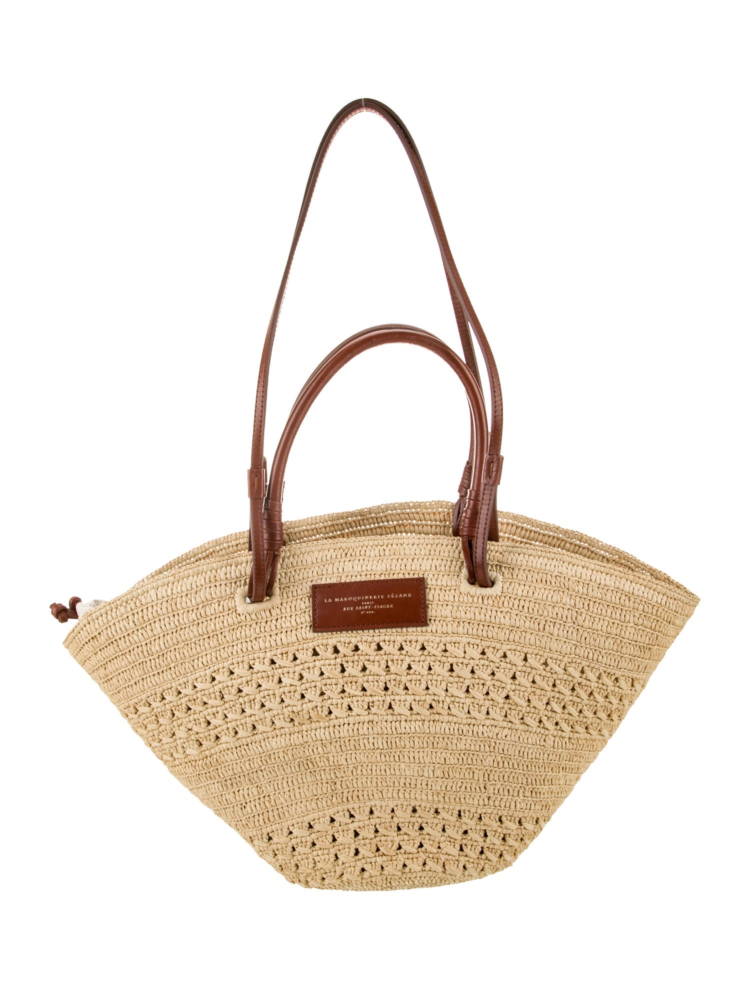 Sézane Straw Shoulder Bag