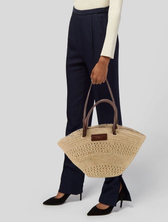 Sézane Straw Shoulder Bag