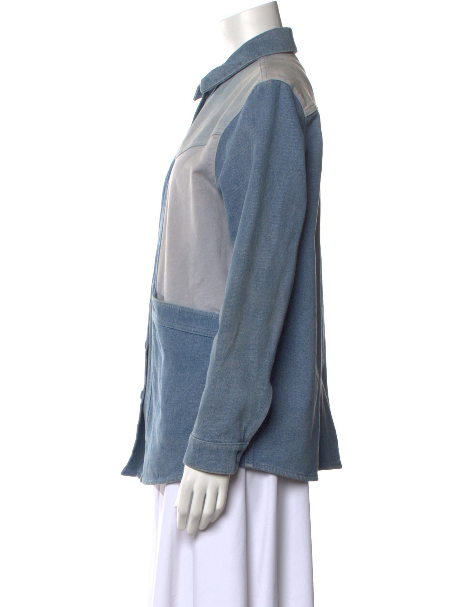 Sézane Long Sleeve Button-Up Top