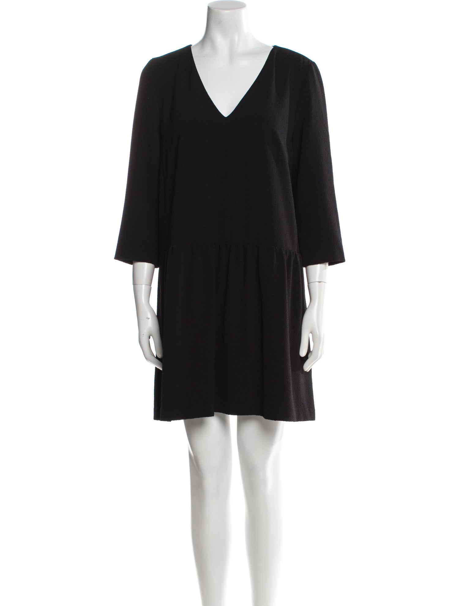 Sézane V-Neck Mini Dress