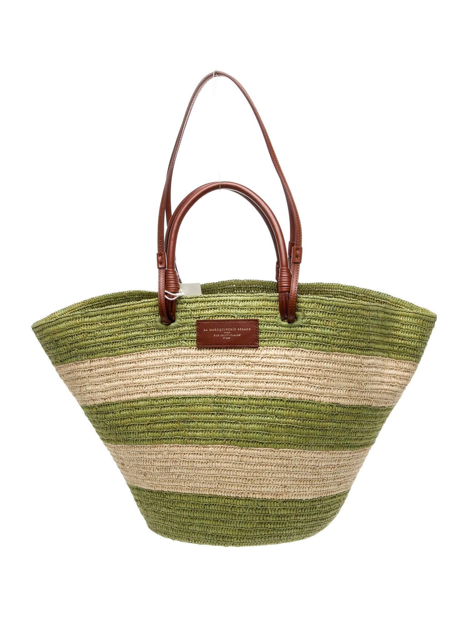 Sézane Raffia Bucket Bag w/ Tags