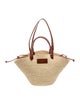 Sézane Raffia Top Handle Bag