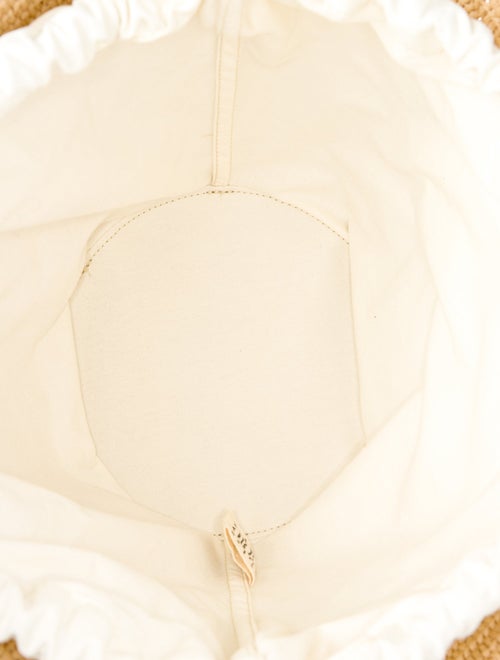 Sézane Raffia Top Handle Bag