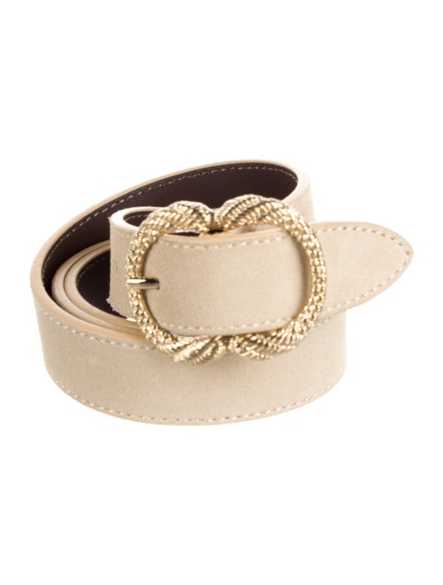 Sézane Suede Leather Trim Embellishment Belt