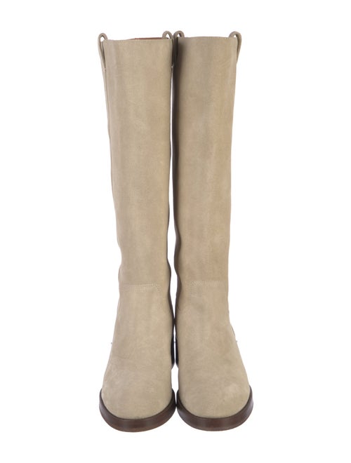 Sézane Suede Riding Boots