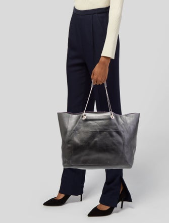 Sézane Leather Tote