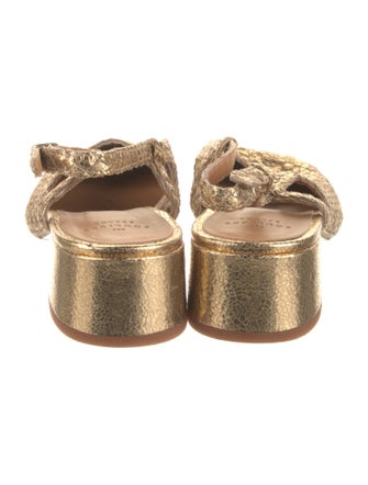 Sézane Leather Slingback Flats