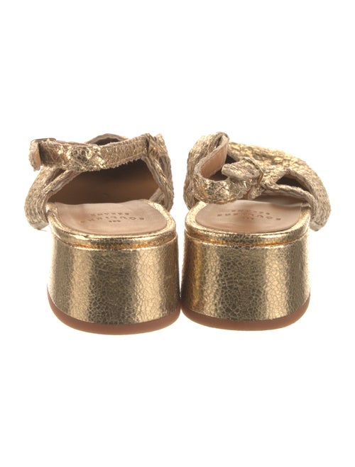 Sézane Leather Slingback Flats