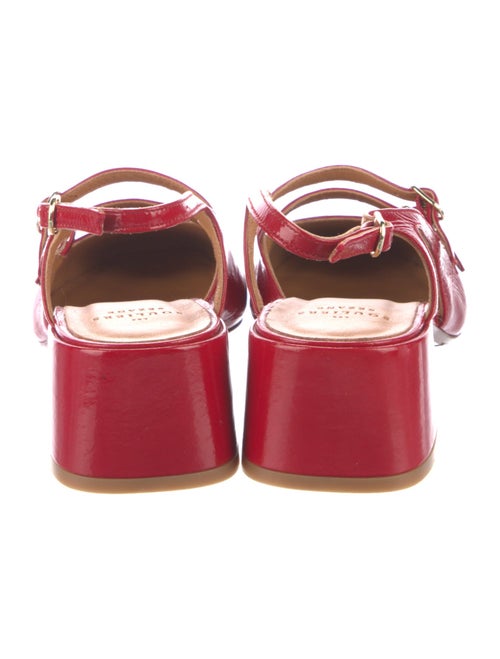 Sézane Patent Leather Slingback Pumps