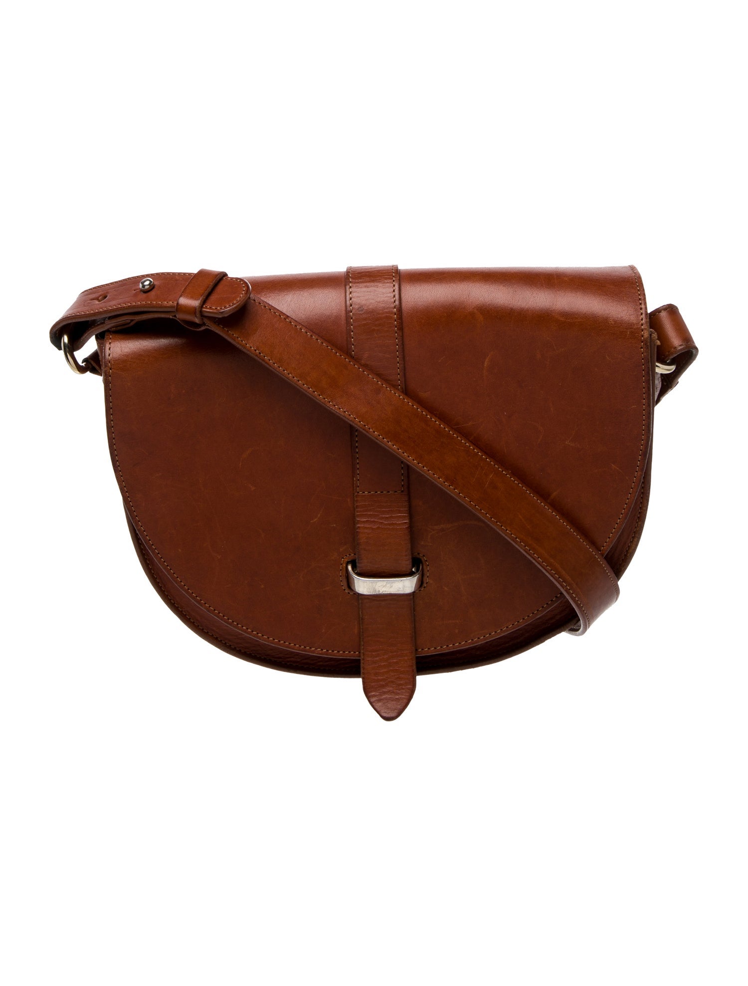 Sézane Leather Crossbody Bag