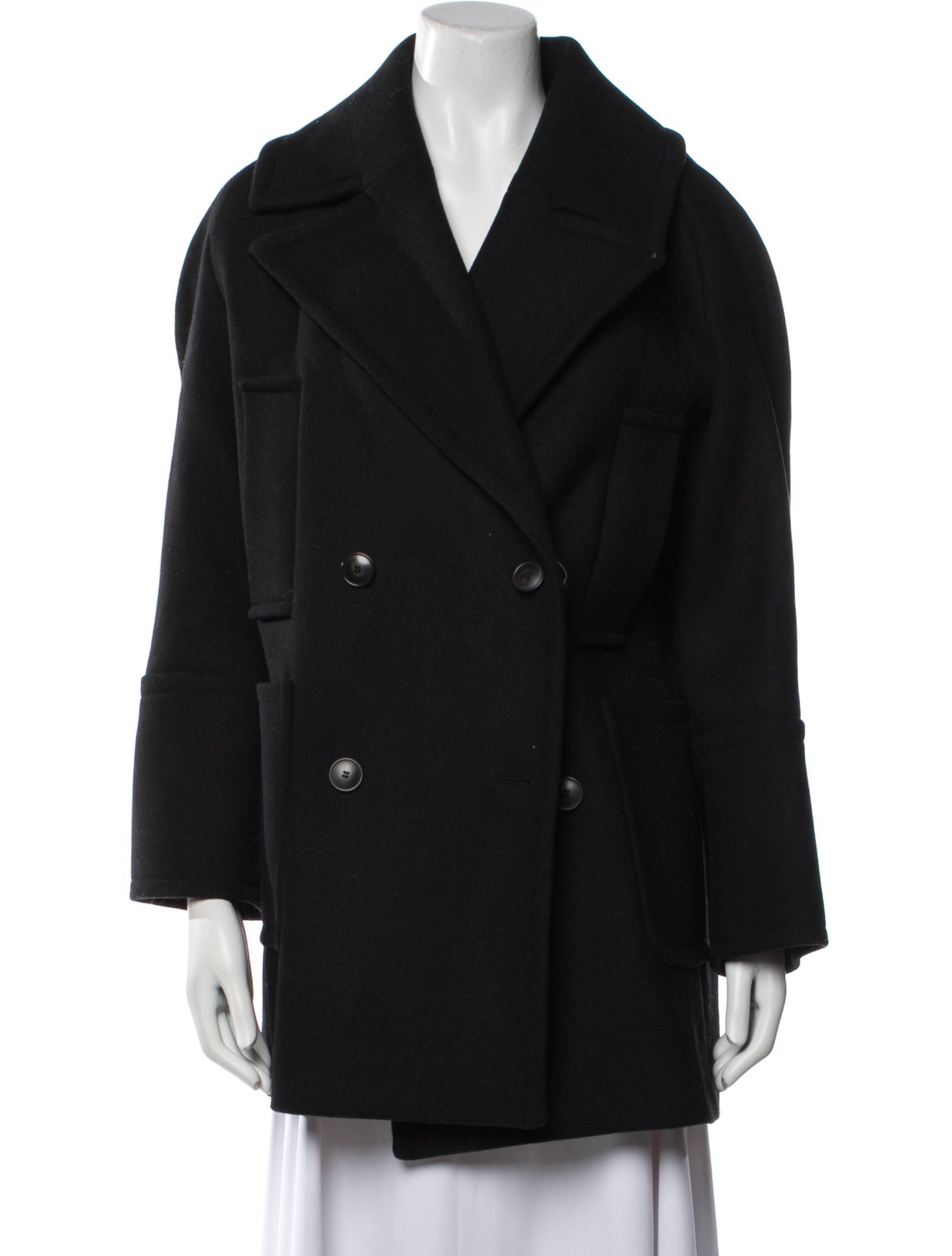 Sézane Wool Peacoat