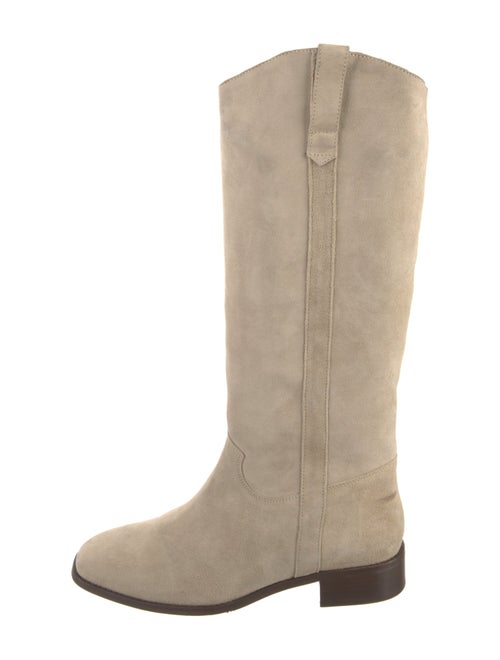 Sézane Suede Riding Boots