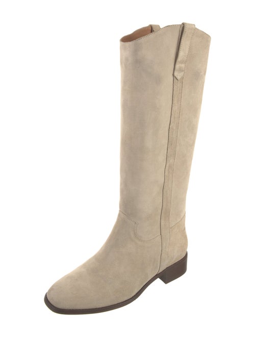 Sézane Suede Riding Boots
