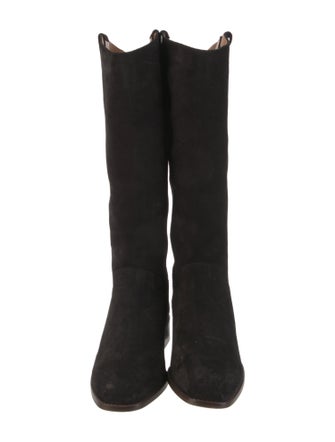 Sézane Suede Riding Boots