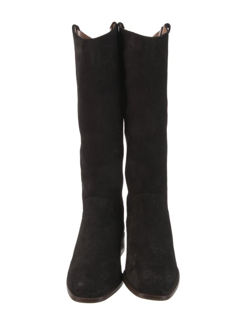 Sézane Suede Riding Boots