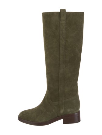 Sézane Suede Riding Boots
