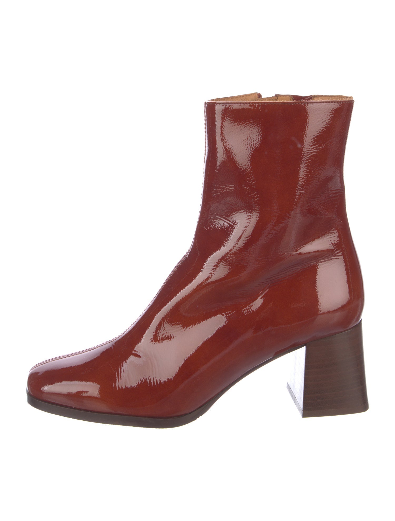 Sézane Patent Leather Boots