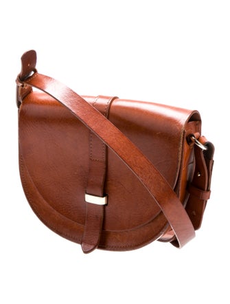 Sézane Leather Crossbody Bag