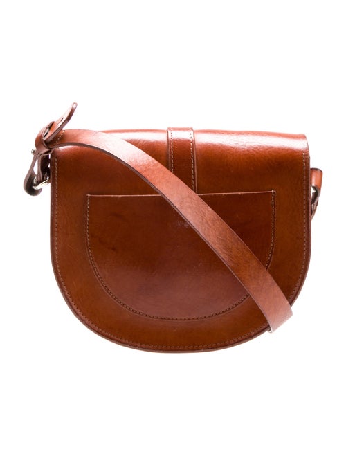 Sézane Leather Crossbody Bag